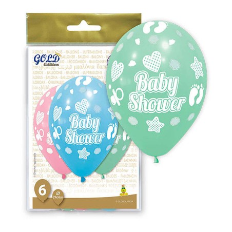 GLOBOS BABY SHOWER - 6UND