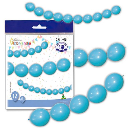 GUIRNALDA GLOBOS AZUL