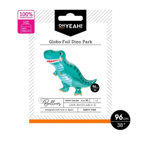 GLOBO DINOSAURIO 96X79CM