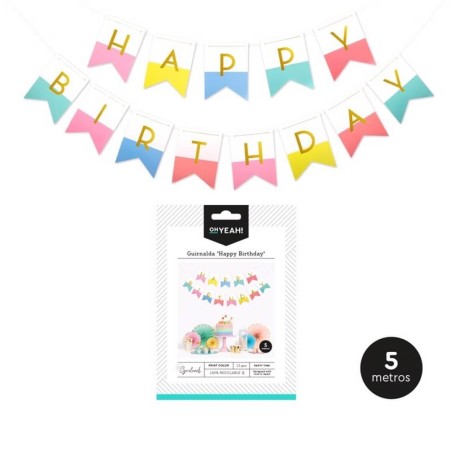 GUIRNALDA HAPPY BIRTHDAY MULTI