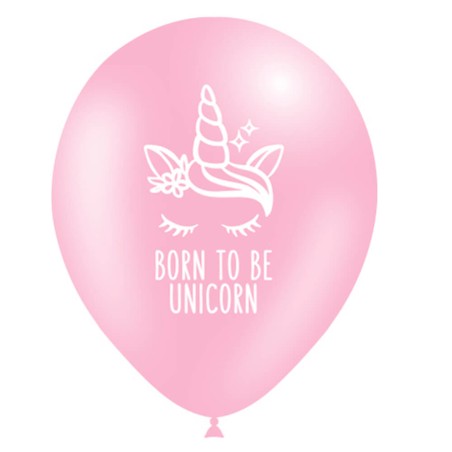 8 GLOBOS UNICORNIOS 30CM 
