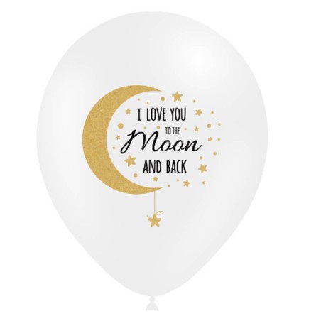 8 GLOBOS TO THE MOON 