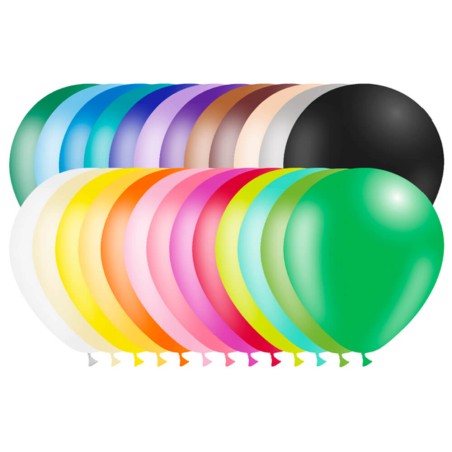1 GLOBO LÁTEX 14CM - COLORES SURTIDOS