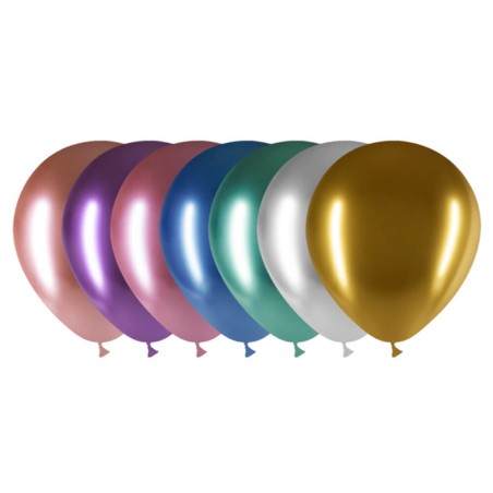 1 GLOBO LÁTEX BRILLANTE 14CM SURTIDOS