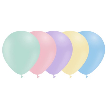 1 GLOBO LÁTEX PASTEL MATE 14CM SURTIDOS