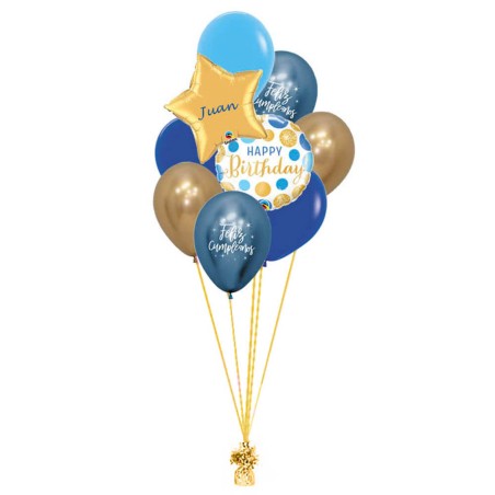 RAMO HAPPY BIRTHDAY + ESTRELLA + LATEX CUMPLEAÑOS