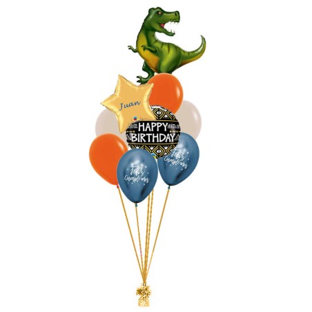 RAMO DINO HAPPY BIRTHGDAY + ESTRELLA + LATEX