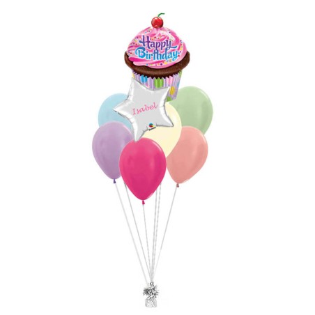 RAMO CUPCAKE+ ESTRELLA+ 6 LATEX