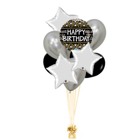 RAMO HAPPY BIRTHDAY +3 ESTRELLAS+ LATEX