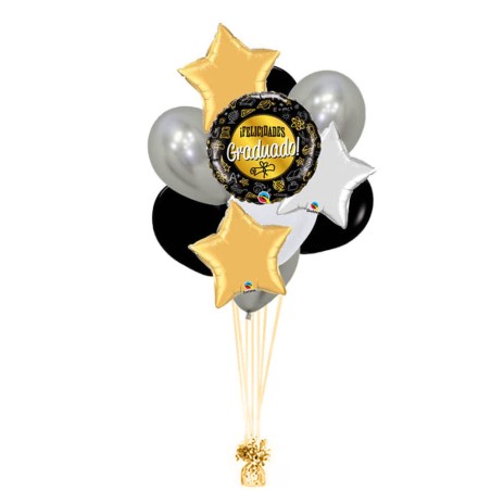 RAMO GRADUACION NEGRO +3 ESTRELLA+5 LATEX