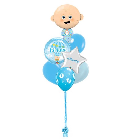 RAMO BEBE + ES UN NIÑO + 5 LATEX 