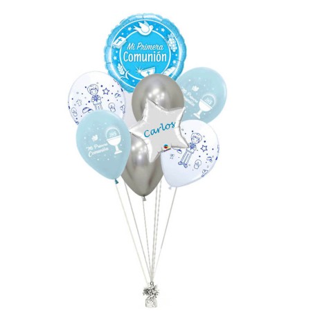 RAMO COMUNION AZUL + 6 LATEX
