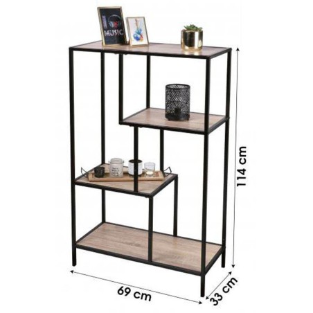 ESTANTERIA 4 ESTANTES ESCALERA