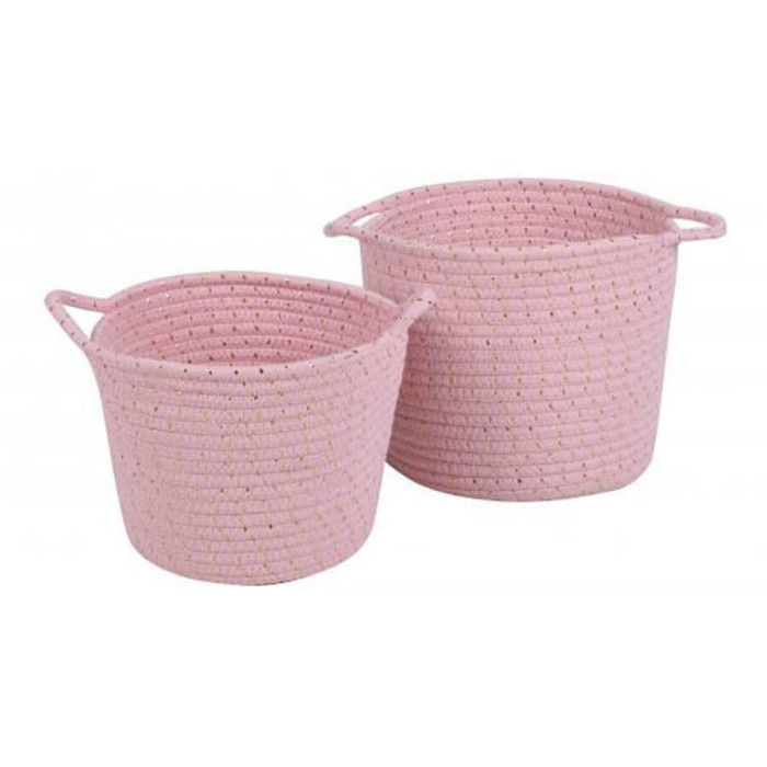 CESTO COLORES ROSA, AZUL, BEIGE O GRIS.