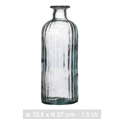 JARRON VIDRIO BOTELLA 1.5L