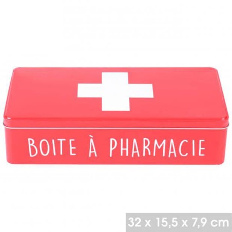 Caja botiquín roja
