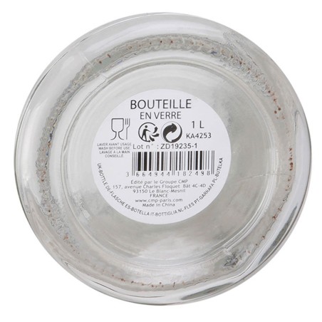 BOTELLA DE AGUA 1L MIRAGE