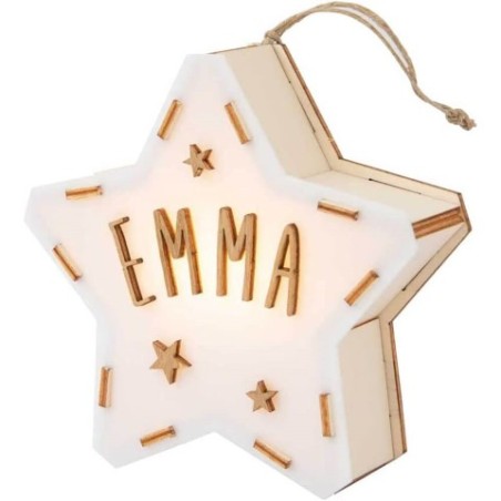Mini Estrella Personalizada + Letras