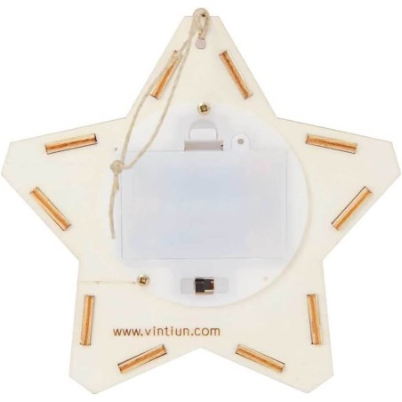 Mini Estrella Personalizada + Letras