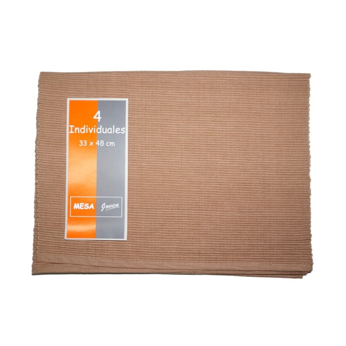 MANTEL INDIVIDUAL BEIGE OSCURO