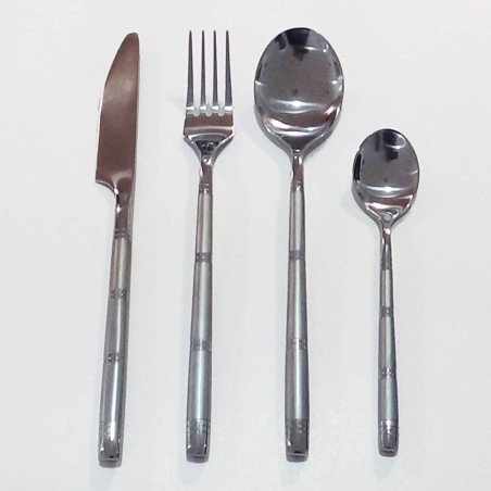 CUBERTERÍA ACERO INOXIDABLE ARDELL 24 PIEZAS