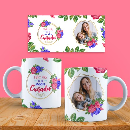Taza personalizada foto - Cuñada