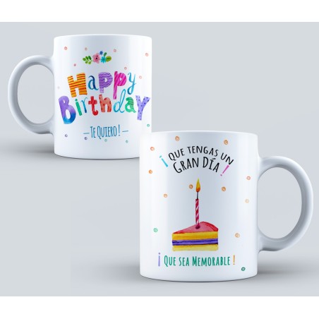 Tazas cumpleaños personalizadas