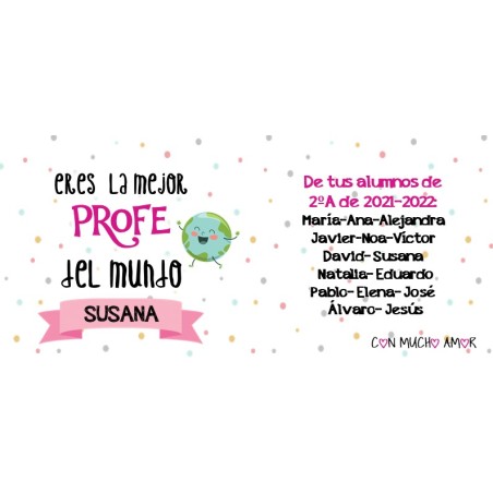 taza personalizada profesora - La mejor profe