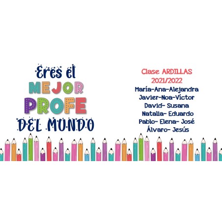 TAZA LAPICES EL MEJOR PROFE