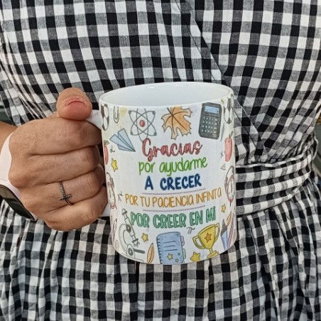 TAZA PROFESOR DIBUJITOS
