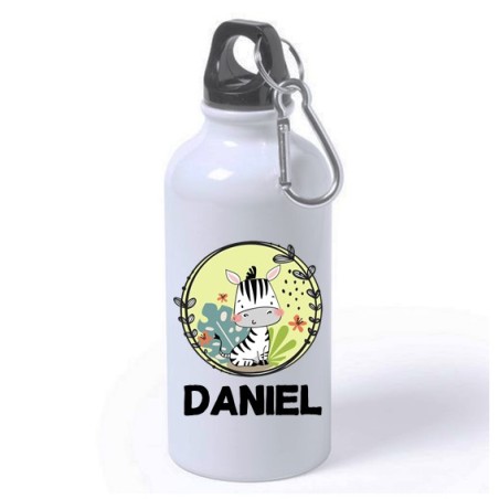 Botella personalizada - aluminio cebra 400ml