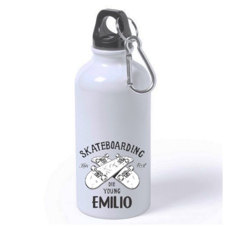 Botella personalizada - aluminio Skateboarding 400ml