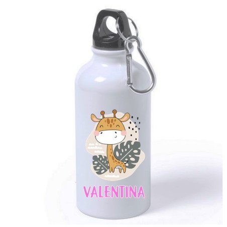 Botella personalizada - aluminio Jirafa 400ml