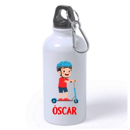 Botella personalizada - aluminio Patinete 400ml