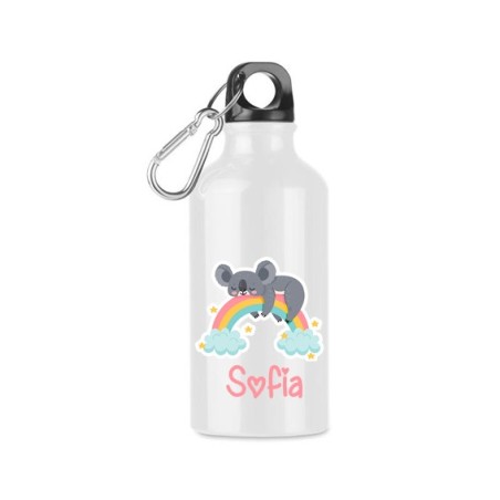 BOTELLA NADADORA ALUMINIO 400ML PERSONALIZABLE