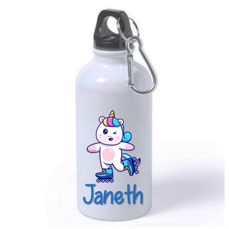 Botella personalizada - aluminio unicornio 400ml