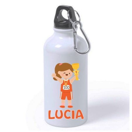 Botella personalizada - aluminio niña copa 400ml