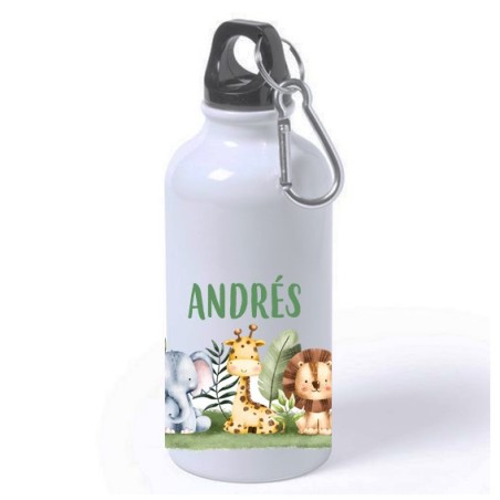 Botella personalizada aluminio - Jungla 400ml