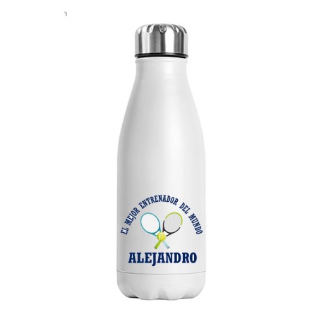 Botella térmica personalizada - Entrenador tenis