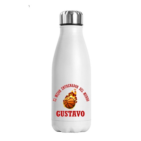 Entrenador baloncesto Botella personalizada -