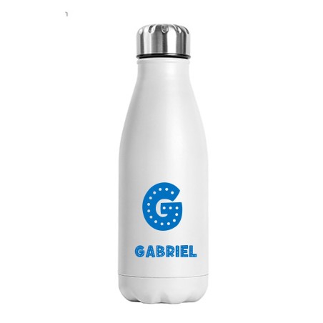 Nombre mayusculas Botella personalizada