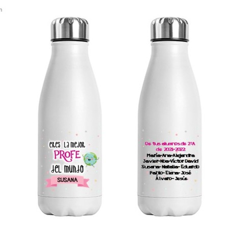 BOTELLA LA MEJOR PROFE DEL MUNDO