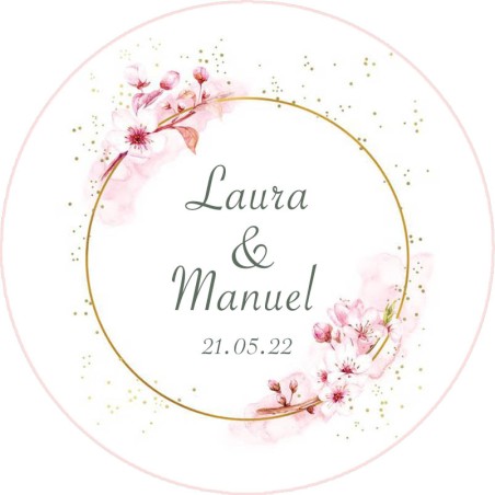 Chapas personalizadas - Imán Boda 2
