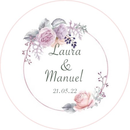 Chapas personalizadas - Imán Boda 3