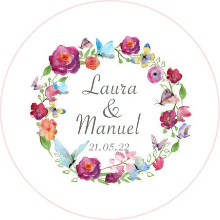Chapas personalizadas - Imán Boda 4