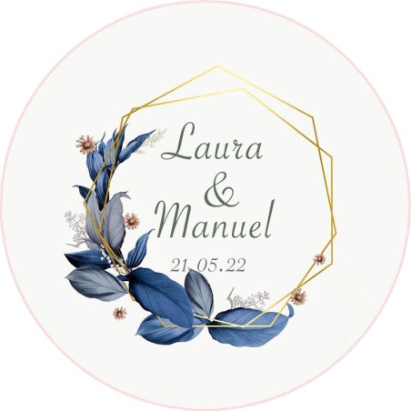 Chapas personalizadas - Boda imán 5