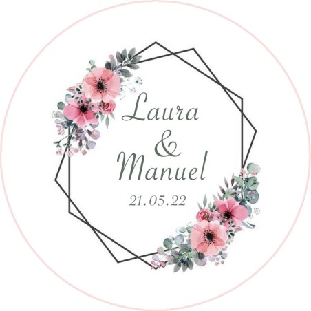 Chapas personalizadaS - Boda Imán 6