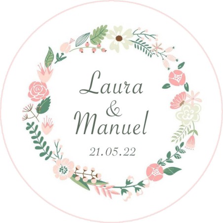 Chapas personalizadas - Boda imán 9