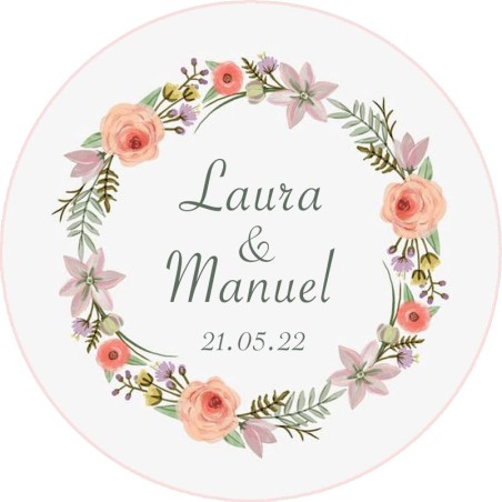 Chapas personalizadas - Boda imán 10