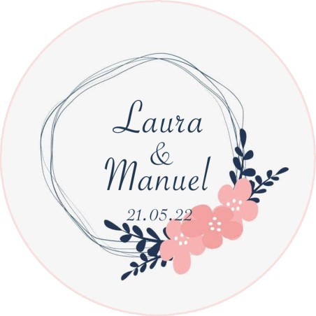 Chapas personalizadas - Boda imán 11